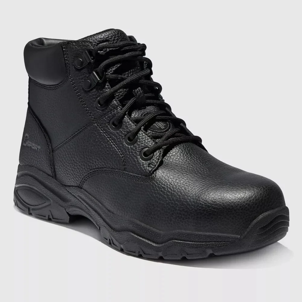 Men's Skechers Elton Steel Toe Work Boots Black Size 12 New In Box